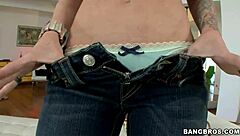 Blonde Babe's Big Tits Bounce During Wild Creampie Pound!