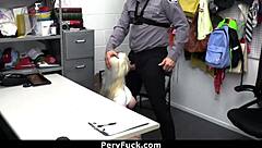 shoplifter does nasty cowgirl on monster cock to escape free