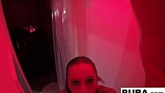 Kendra Cole's skinny body glistens in sexy shower tease