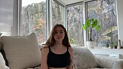 Truth or dare escalates to fucking girlfriend's little sister Rosie Rider