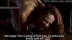 Russian Babe Whipped Screaming Extreme BDSM Torment Bench