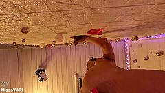 misssvikki slurps dick through sheer tempting fabric