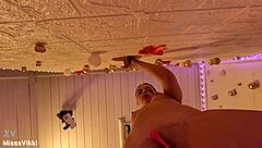 misssvikki slurps dick through sheer tempting fabric