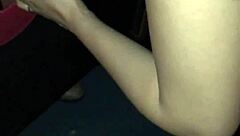 brazilian wife shares pussy at swingers club, sucks huge cock glory hole
