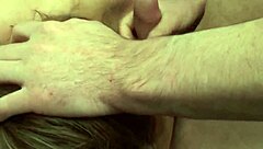amateur kitchen blowjob unzips fly natural tits