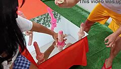 Dirty Latina's Sexology Class Casting Cock Tease