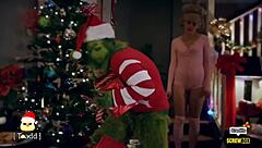 grinch parody milf bent over for doggystyle cumshot screwbox