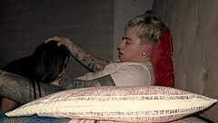 i got so horny with her and we fuck hard on parents bed