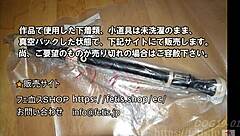 japanese girl sniffs dog, spits saliva on m-male nose fetish play