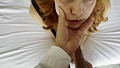 tied redhead slave takes hardcore pounding from master