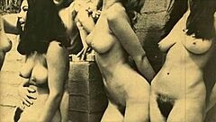 Vintage Retro Orgy Unleashes Wild Group Beaver Bang