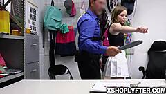 rusty nails trades lipstick for adrianna jade's office cock sucking