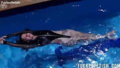 underwater jessica bunny latina wet ass pussy tease