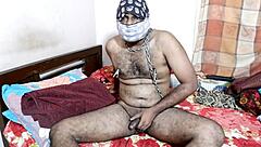 relaxing deeply on the soft bed