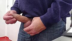 sudden urge hits me i jerk off right in the hospital