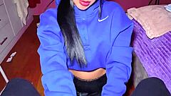 Cute Latina Roommate Fucked After College Gym