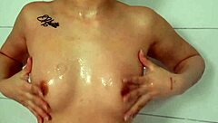Steamy Shower with Exotic Asian Beauty