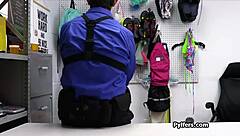 Natural Teen Babe Fucked Hard for Stealing Lipstick!