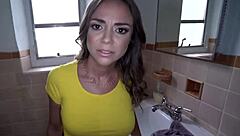 Hot latina milf pussy slammed by young stud