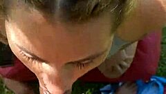 Morning Blonde Goddess Slurps and Swallows Massive BBC Breakfast
