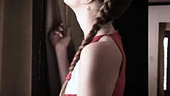 hot cheerleader jill kassidy rides cowgirl in office taboo