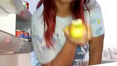 Curvy Stepmom's Fridge Surprise Ass Pounding