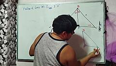 asian nerd student teacher triangle in bedroom eyes