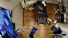 strangers in the night, stefania mafra chokes on deepthroat backstage