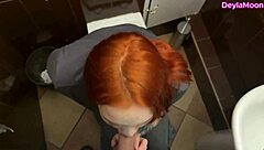 Intense Stranger Fuck in Restaurant Restroom Public Risk