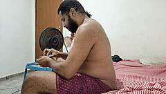 madrasta's huge pussy squirts wild on my thick cock!