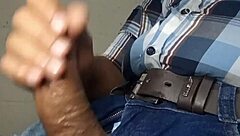 yuri gaúcho's xxl cock handjob big cumload at work break!