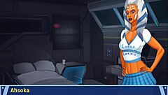 orange trainer 5 gropes those bouncy boobs intensely