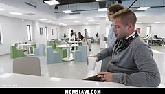 Intense milf hardcore pounding in freeuse office bent over