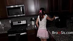 Sneaky petite teen hardcore fuck at grandpas risky spot