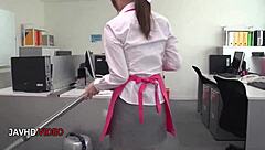 Chihiro Akino Office Lady Intense Blowjob Creampie