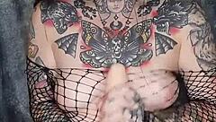 watch my goth girlfriend ride vibrator to squirting orgasm joi