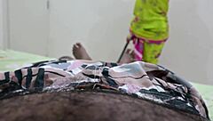 Flashing dick to sexy tamil maid renu