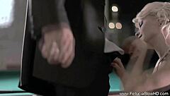 blonde milf craves sucking cock to erotic cumshot