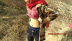 hey rani singh desi girlfriend rides big cock outdoors