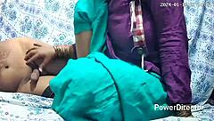 indian lovers enjoy steamy bent over sex in bedroom