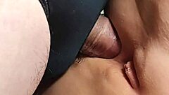 he pounds her tight ass close-up deep
