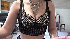 i admire her nice big tits and juicy ass