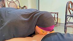 Arab muslim babe in hijab teases huge ass pov homemade