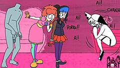 goth clowns dive into cartoon sex fun frenzy