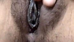 Indonesian Beauty Fingers Huge Swollen Pussy Lips POV!