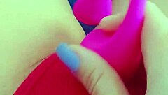gorgeous latina teen shoves toys in shaved wet pussy pov