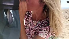 People watching our public anal creampie closeup pounding