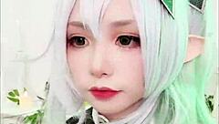nahida's asian cosplay costume showcase