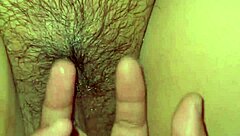 Chubby Thai wife's fat pussy grips fingers tight, imagine my cock inside!