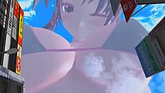Tall Giantess Grows Huge and Dominates Everything